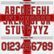 Charger l'image dans la galerie, Custom White Red Gray-Black England Cross Geometric Shape Performance T-Shirt