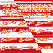 Charger l'image dans la galerie, Custom White Red-Gold England Stripe Performance T-Shirt