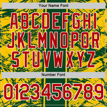 Загрузить изображение в средство просмотра галереи, Custom Yellow Red Green-White Brazil Grunge Performance T-Shirt