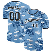 Charger l'image dans la galerie, Custom Blue Black-White Argentina Ceibo Performance T-Shirt