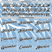 Charger l'image dans la galerie, Custom Blue Black-White Argentina Ceibo Performance T-Shirt