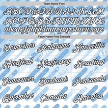 Загрузить изображение в средство просмотра галереи, Custom Blue White-Black Argentina Ceibo Line Performance T-Shirt