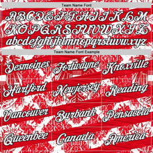 Load image into Gallery viewer, Custom Red White-Black Austria Abstract Performance T-Shirt