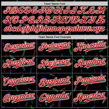 Load image into Gallery viewer, Custom Black Red-White 3D Pattern Design Foodie Candy Sweets Authentic Baseball Jersey