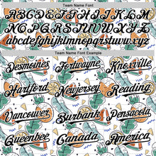 Load image into Gallery viewer, Custom White Black 3D Pattern Design Foodie Summer Fruits Authentic Baseball Jersey