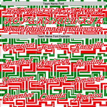 Charger l'image dans la galerie, Custom White Fire Red-Green Portugal Geometric Performance T-Shirt