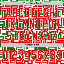 Charger l'image dans la galerie, Custom White Fire Red-Green Portugal Geometric Performance T-Shirt