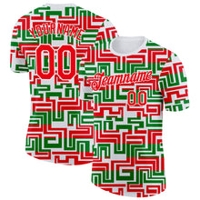 Charger l'image dans la galerie, Custom White Fire Red-Green Portugal Geometric Performance T-Shirt