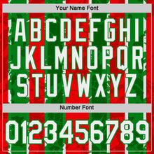 Charger l'image dans la galerie, Custom White Grass Green-Red Portugal Grunge Stripe And Splash Performance T-Shirt