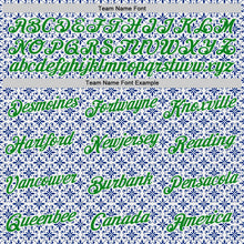 Charger l'image dans la galerie, Custom White Fire Red Grass Green-Blue Portugal Floral Performance T-Shirt