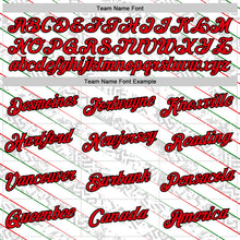 Charger l'image dans la galerie, Custom White Fire Red Green-Black Portugal Abstract Pattern Performance T-Shirt