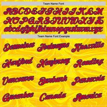 Загрузить изображение в средство просмотра галереи, Custom Yellow Fire Red-Royal Colombia Fluid Liquid Performance T-Shirt