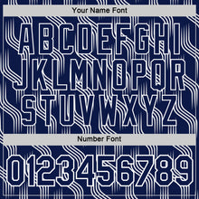 Charger l'image dans la galerie, Custom Navy White Scotland Lines Performance T-Shirt