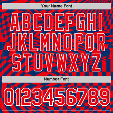 Load image into Gallery viewer, Custom US Navy Blue Fire Red-White Croatia Plaid Performance T-Shirt