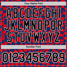 Load image into Gallery viewer, Custom Blue Black White-Red Croatia Plaid Performance T-Shirt