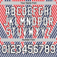 Charger l'image dans la galerie, Custom White Black Red-Navy Croatia Plaid Performance T-Shirt