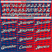 Charger l'image dans la galerie, Custom Red White Black-Blue Croatia Plaid Performance T-Shirt