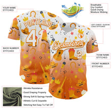 Загрузить изображение в средство просмотра галереи, Custom White Bay Orange Texas Cowboy Country Music City Edition Authentic Baseball Jersey