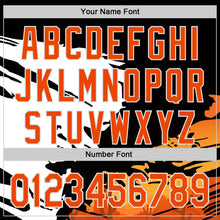 Load image into Gallery viewer, Custom Black Orange-White Texas Sunset Southwest Landscape City Edition Authentic Baseball Jersey