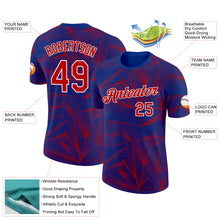 Charger l'image dans la galerie, Custom Royal Red-White France Geometric Performance T-Shirt