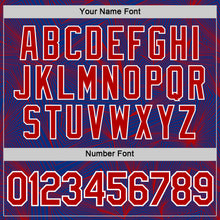 Charger l'image dans la galerie, Custom Royal Red-White France Geometric Performance T-Shirt