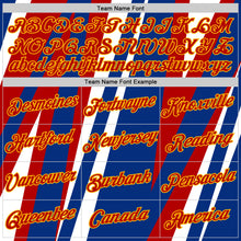 Charger l'image dans la galerie, Custom Royal Red Gold-White France Lines Performance T-Shirt