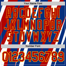 Charger l'image dans la galerie, Custom Royal Red Gold-White France Lines Performance T-Shirt