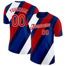 Charger l'image dans la galerie, Custom Navy Red White-Royal France Performance T-Shirt