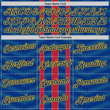 Charger l'image dans la galerie, Custom Royal Gold-Red France Performance T-Shirt