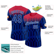 Загрузить изображение в средство просмотра галереи, Custom Red Royal-White France Performance T-Shirt