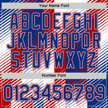 Charger l'image dans la galerie, Custom White Royal-Red France Gradient Performance T-Shirt