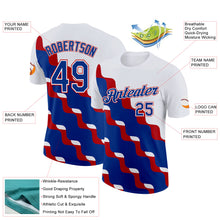 Charger l'image dans la galerie, Custom White Royal-Red France Fluid Performance T-Shirt