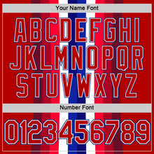 Charger l'image dans la galerie, Custom Royal Red White-Blue Norway Performance T-Shirt