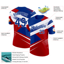 Charger l'image dans la galerie, Custom Royal White-Red Norway Performance T-Shirt