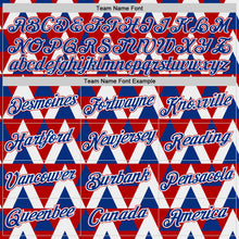 Charger l'image dans la galerie, Custom Royal White-Red Norway Geometric Performance T-Shirt