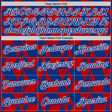 Загрузить изображение в средство просмотра галереи, Custom Red Royal-White Norway Geometric Performance T-Shirt