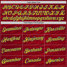 Laden Sie das Bild in den Galerie-Viewer, Custom Red Gold-Royal Spain Line Performance T-Shirt