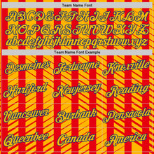 Загрузить изображение в средство просмотра галереи, Custom Red Gold-Royal Spain Stripe Performance T-Shirt