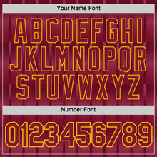 Load image into Gallery viewer, Custom Red Gold Spain Stripe Performance T-Shirt