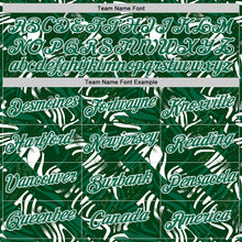 Load image into Gallery viewer, Custom Green Kelly Green-White Saudi Arabia Abstract Swirl Performance T-Shirt