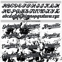 Charger l'image dans la galerie, Custom White Black-Gray Splatter Authentic Baseball Jersey