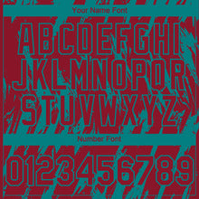 Загрузить изображение в средство просмотра галереи, Custom Crimson Teal 3D Pattern Design Splatter Torn Sharp Brush Stroke Authentic Baseball Jersey