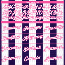 Charger l'image dans la galerie, Custom Purple White-Pink 3D Pattern Vertical Stripe Vintage Style Performance T-Shirt