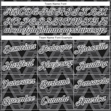 Загрузить изображение в средство просмотра галереи, Custom Steel Gray Black-White 3D Pattern Geometric Diamond Performance T-Shirt