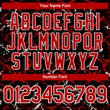 Загрузить изображение в средство просмотра галереи, Custom Black Red-White 3D Pattern Chain Link Cracked Performance T-Shirt