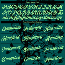 Load image into Gallery viewer, Custom Midnight Green Pea Green-Black 3D Pattern Arbol Jungle Camo Performance T-Shirt