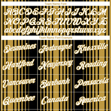 Load image into Gallery viewer, Custom Black White-Old Gold 3D Pattern Vertical Stripe Classic Performance T-Shirt