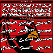 Load image into Gallery viewer, Custom Red White-Black Animal Cardinal Mascot Performance T-Shirt