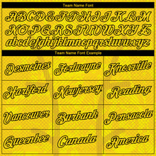 Laden Sie das Bild in den Galerie-Viewer, Custom Light Yellow-Black Geometric Sportswear Performance T-Shirt
