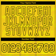 Laden Sie das Bild in den Galerie-Viewer, Custom Light Yellow-Black Geometric Sportswear Performance T-Shirt